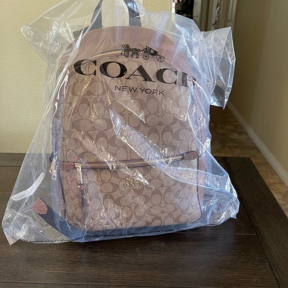 Coach signature coated canvas addison backpack & matching notebook❤️ - Picture 11 of 14